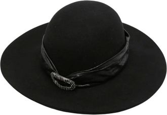 Ermanno Scervino Cappello a tesa larga - - Accessories - Donna - Nero - M
