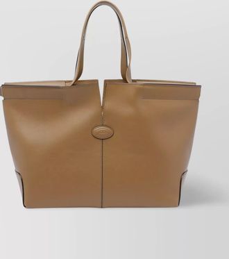 Tod's di bag medium-small leather tote bag