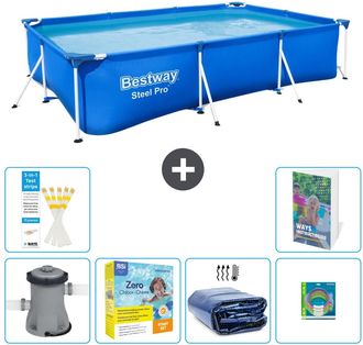 Bestway Piscina Bestway Steel Pro Rectangular - 300x201x66 Cm - 7-piezas S181