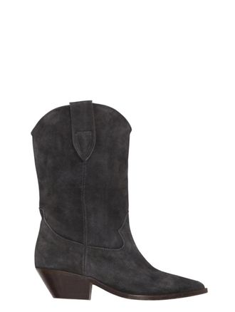 Isabel Marant Stivali Duerto Da Cowboy In Pelle Di Vitello Scamosciata