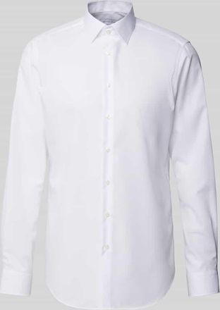 Christian Berg Regular Fit Businesshemd mit extra langem Arm in Weiss, Größe 43/44