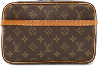 Louis Vuitton Brown Monogram Monogram Canvas Pvc Clutch Bag (Pre-Owned)