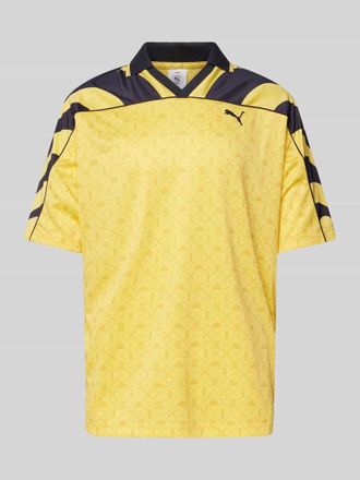 Puma Relaxed Fit Trikot mit Logo-Print Modell ROAD TO UNITY in GELB, Größe XXL