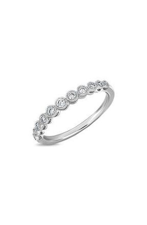 Bony Levy Monaco Diamond Stacking Ring in 18K White Gold at Nordstrom Rack, Size 6.5