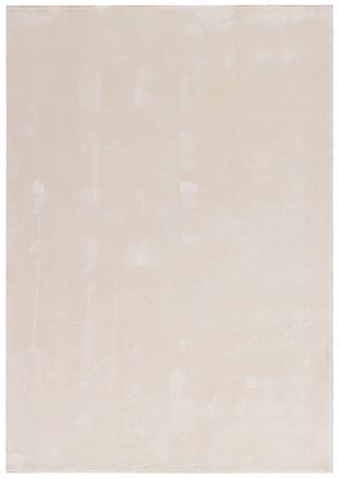 Novatrend Alfombra de sal&oacute;n moderna blanco 120x120 cm