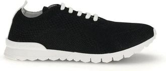 Kiton Schoenen, Heren, Zwart, 41 EU, Katoen, Fits Knit Sneakers