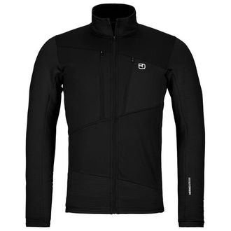 Ortovox Fleece Grid Jacket Fleecejacke f&uuml;r Herren | schwarz