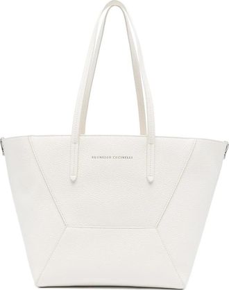Brunello Cucinelli Logo-print Tote Bag