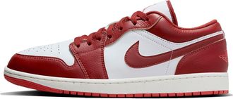 Nike Air Jordan 1 Low Se Mens Fashion Trainers in White Red - 9 UK