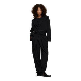10 Days Wide Trousers, female, Black, Size: S Pleated Trousers