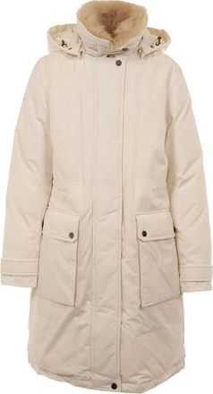 Woolrich Stijlvolle Winterjassen - Dames - Parka Jassen - Beige - S - Jassen