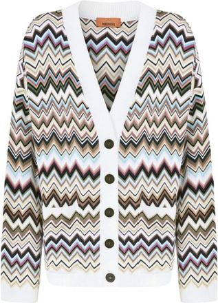 Missoni Dames, Truien, Veelkleurig, Maat: L Wol