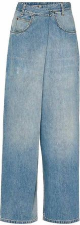 Maison Margiela Wide-Leg Faded Blue Denim Jeans