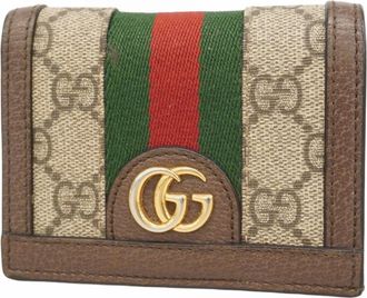 Gucci Brown Pvc Leather Wallet (Bi-Fold) (Pre-Owned)