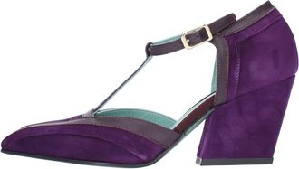 Paola d'Arcano D&eacute;collet&eacute; Model 6303 - Dames - Pumps - Paars - 37 EU - Leer - Schoenen