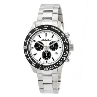 Mathey-Tissot Mathy Chrono Chronograph Quartz White Dial Mens Watch H9010CHAI