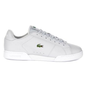 Lacoste Grey Leather Cupsole Trainers for Men - male - Lacoste - Sneakers - Gray - 12 1/2 UK - Shoes