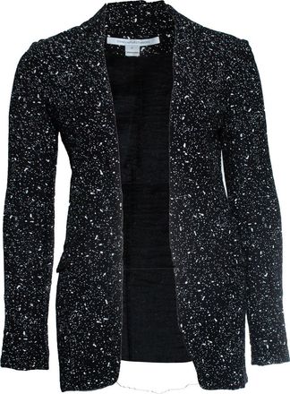 Diane Von F&uuml;rstenberg Diane Von Furstenberg, vint galaxy crepe blazer