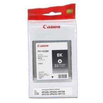 OEM Cartucho De Tinta Canon Pfi-102bk (0895b001), Negro