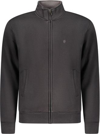 Coveri Moving Zwarte Katoenen Heren Hoodie