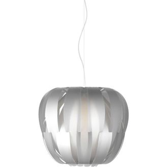 Linea Zero Linea Zero - Sospensione Moderna 1 Luce Queen In Polilux Silver D42 Made In Italy