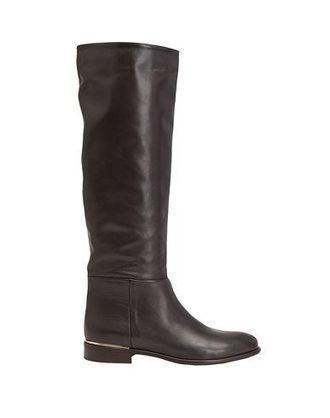 Leonardo Principi LEATHER TALL BOOTS WITH EMBELLISHMENT
