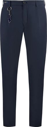 Paul & Shark Technical-nylon Broek - Heren - Slim Fit Broeken - Blauw - XL - Nylon - Broeken