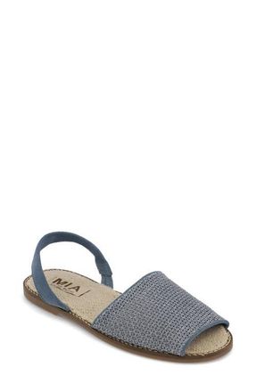 Mia Brazil Slingback Sandal in Denim Woven at Nordstrom, Size 8.5