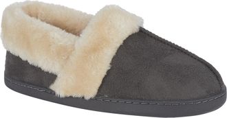 Jo & Joe Ladies Womens Fleecy Warm Lined Lightweight Bootee Slippers in Sizes 3-8 (DK Grey, 5 UK, UK Footwear Size System, Adult, Women, Numeric, Medium, 5)