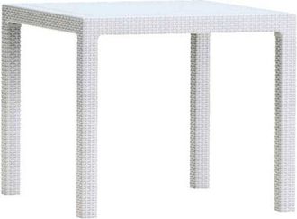 Keter Mesa De Rat&aacute;n Keter Quartet 95x95 Blanco