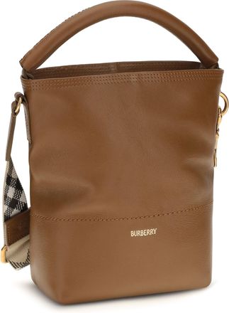 Burberry Womens Bucket Bag B Clip Hazel Calf Leather
