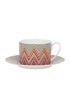 Missoni Home Zigzag Jarris Set Of 6 Tea Cups & Saucers in Red at Nordstrom