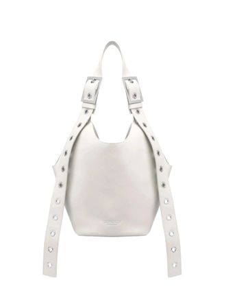 Dondup Alabaster White Small Hobo Bag