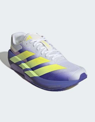 adidas Adizero Dropset Pro - Scarpe da allenamento blu / solar lemon / solar