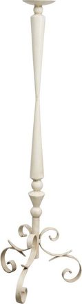 Biscottini International Candelero De Pie De Hierro Forjado Trabajado A Mano