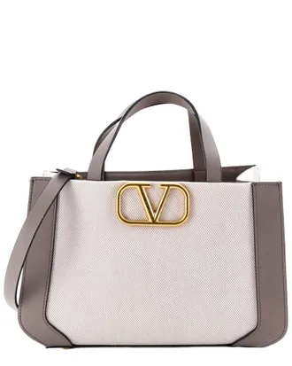 Valentino Vlogo Shopper Tote And Small (Authentic Pre-Loved)