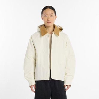 New Balance Mujer Lunar New Year Woven Jacket en Beige, Nylon, Talla XL