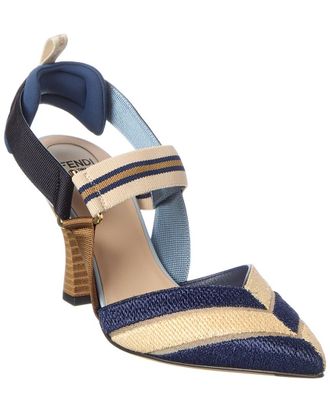 Fendi Fendi Colibri Canvas Pump