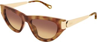 Chlo&eacute; CH0350S 002 Womens Sunglasses Tortoiseshell Size 54