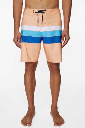 O'Neill Mens Hyperfreak Heist Line Boardies In Cantalope