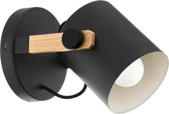 Eglo Hornwood Single Spotlight Black, Creme - Eglo