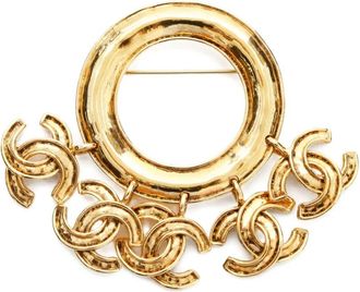 Chanel Spilla con logo CC 1994 - Oro