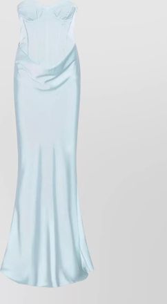 Rotate Satin Corset Maxi Dress