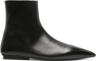 Marsèll Ago leather ankle boots - women - Calf Leather/Calf Leather/Calf Leather - 38 - Black