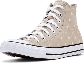 Converse Chuck Taylor All Star Embroidered Stars High-Top Sandals Papyrus/Egret/Black : Mens 8.5 - Womens 10.5 Medium, Canvas