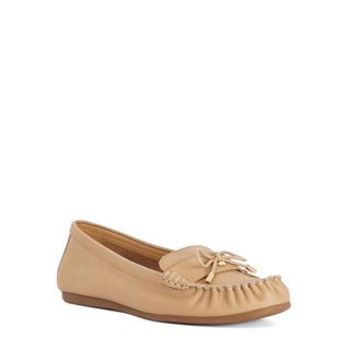 Dune London Womens Ladies Grier - Leather Loafers - Camel - Size UK 3