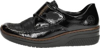 Rieker Klittenband - Dames - Sleehakken - Zwart - 40 EU - Schoenen