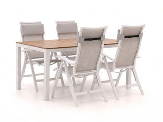 Bellagio la vita attrattiva Bellagio Lugo/Fidenza 160cm dining tuinset 5-delig verstelbaar