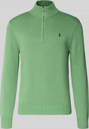 Polo Ralph Lauren Troyer mit Label-Stitching in Grass, Gr&ouml;&szlig;e XXL