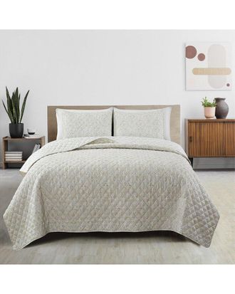 Patina Vie Maison Vintage Floral Printed Quilt Set